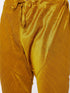 Vastramay Cotton Silk Blend Mustard color Baap Beta Kurta Pyjama Set